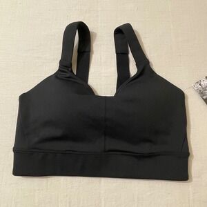 Oiselle Midnight Black Sports Bra